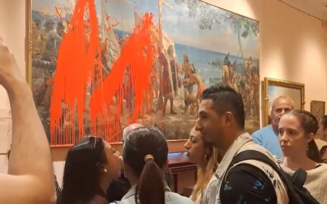 Denuncia contra los autores del ataque a un cuadro en el Museo Naval